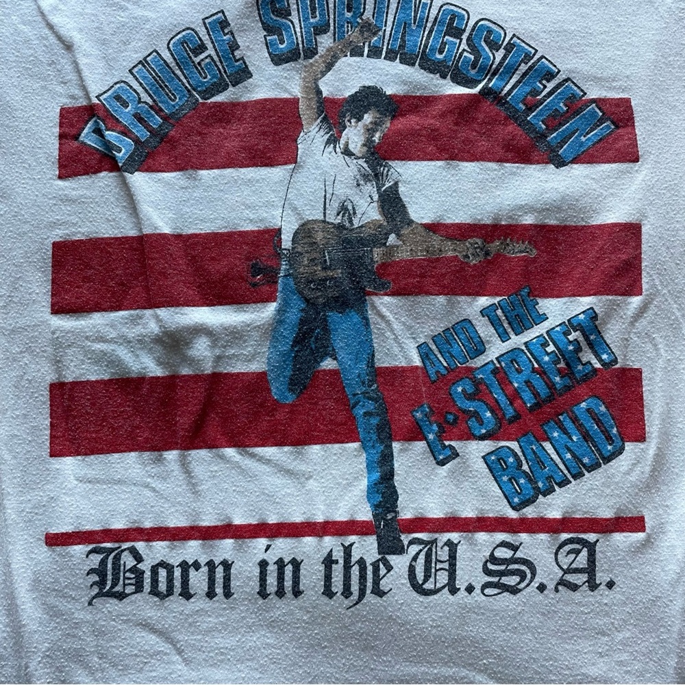 Vintage - 1985 Bruce Springsteen LA Coliseum Concert Tee - Picture 2 of 6